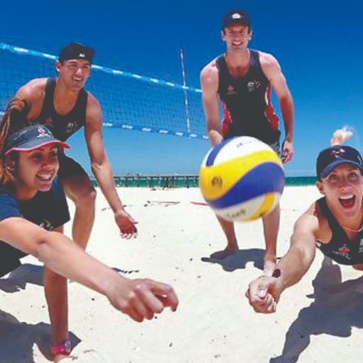 Cancha de voley playa Jardines de Bellavista