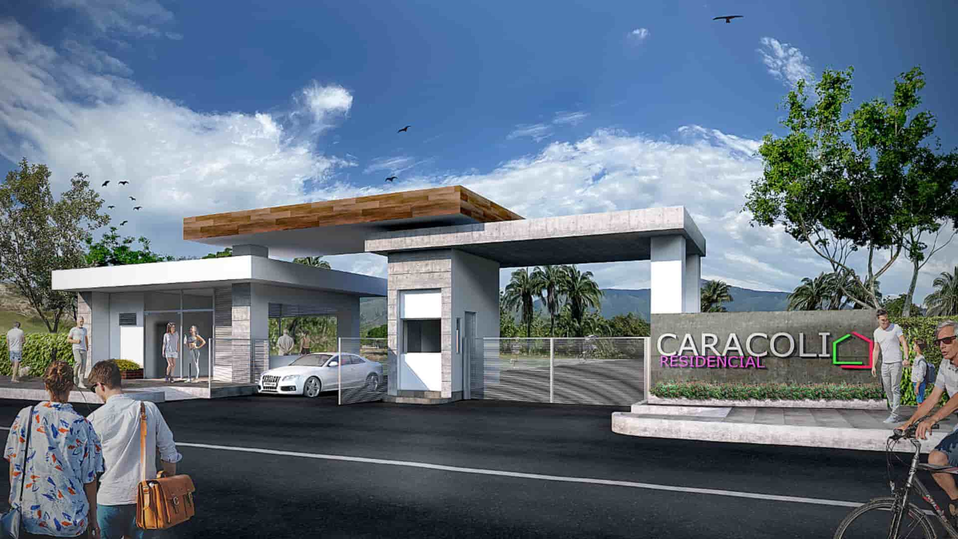 Portería conjunto Caracolí Residencial